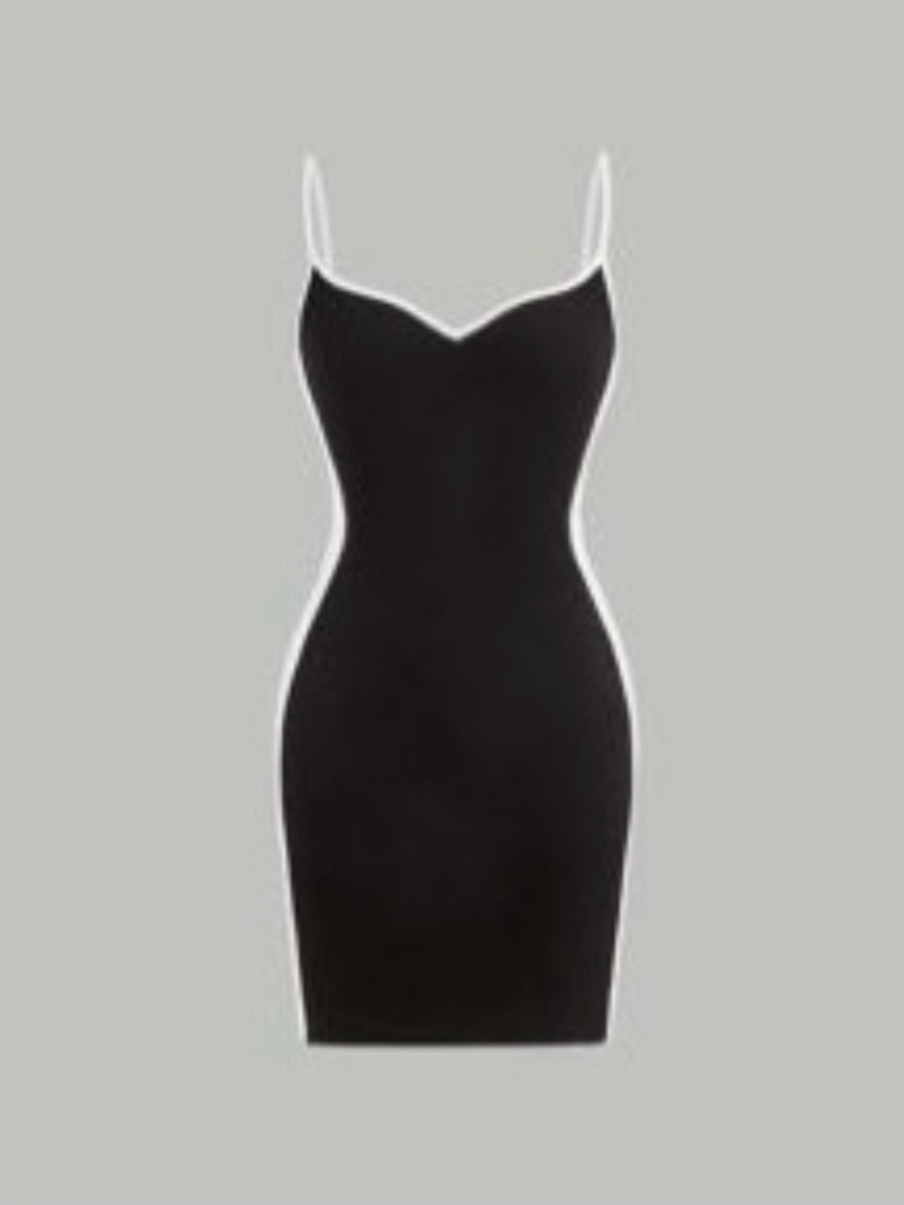 Brand New Black Spaghetti Strap Bodycon Dress Size XS